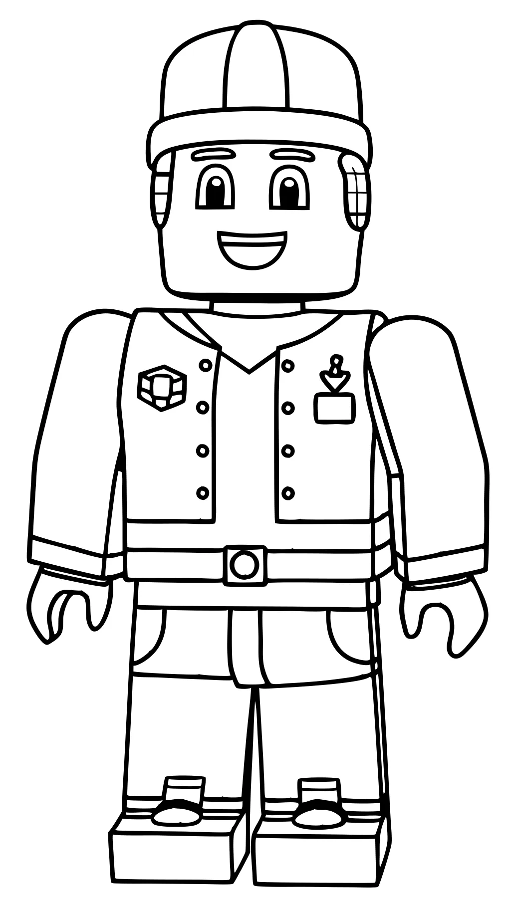 printable roblox coloring pages